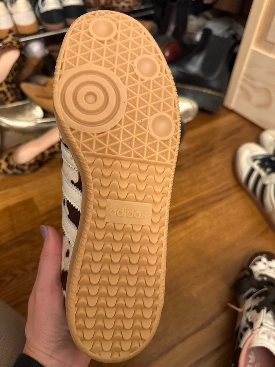 Brand new with tags cow print adidas sambas - Picture 2 of 3